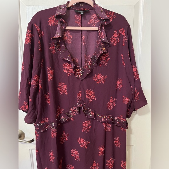 Chelsea Studios Ruffled Dress Sz 26/28 2X Romantic Dress - Picture 2 of 8